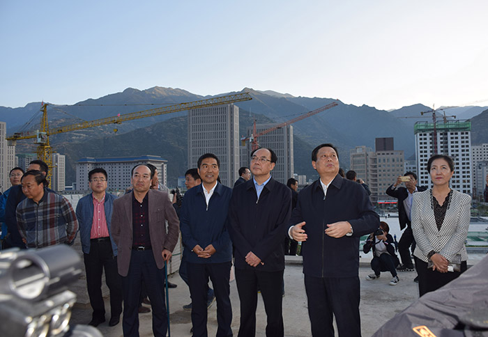 全國、省市政協(xié)委員體驗(yàn)蘭渝鐵路、視察階州廣場